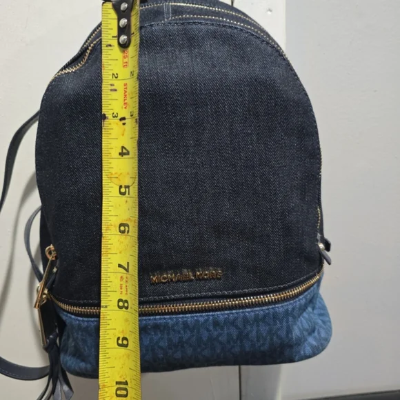 Michael Kors Two-Tone Denim Backpack - Picture 4 of 7